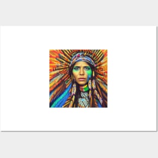 Indigenous Goddess #5 Posters and Art